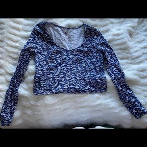 Floral long sleeve shirt